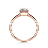 Pierścionek z różowego złota z diamentami AJPZ_075